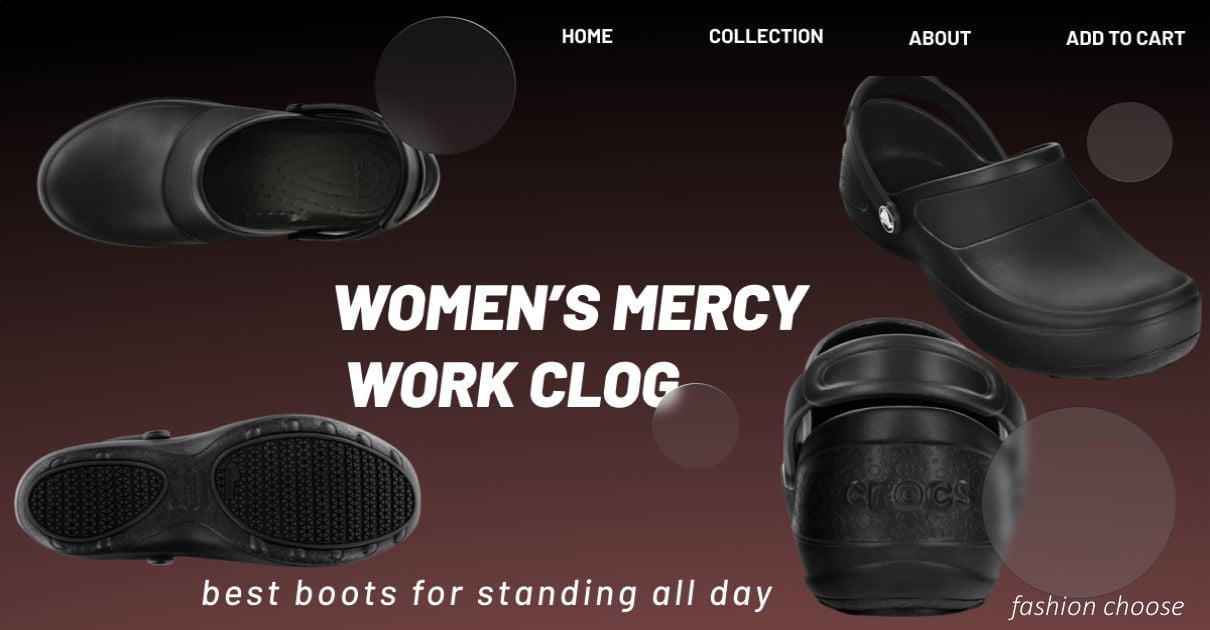 Women's Mercy Work Clog - Crocs |most comfortable standing all day long