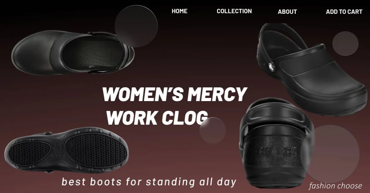 Women's Mercy Work Clog - Crocs |most comfortable standing all day long