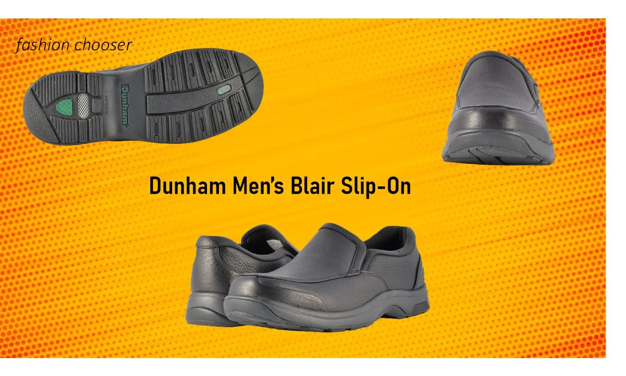 Dunham Men's Blair Slip-On,Brown Smooth most comfortable standing all day long