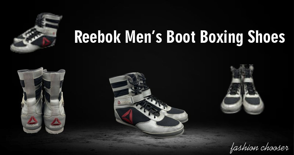Reebok Men's Boxing Boots - Black | fashion chooser | best shoes for boxing