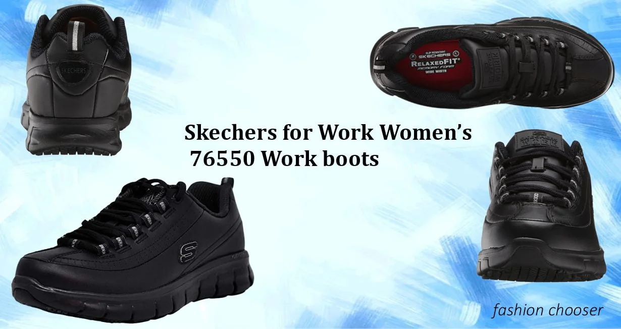 Work Relaxed Fit: Women's Skechers Work Sure Track - Trickel | SKECHERS |Work Boots for standing all day long