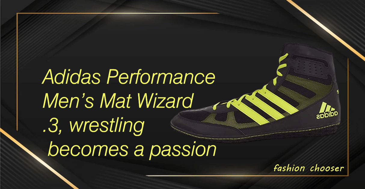Adidas Mens Performance Mat Wizard.3 (black and yellow) Wrestling shoes | fashion shoes