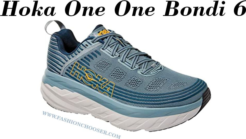Women's and men's Bondi 6 Maximalist Running Shoe|Lead/Majolica Blue | FASHION CHOOSER