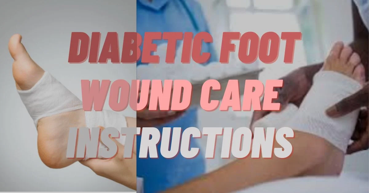 Caring for wounds and foot ulcers in diabetic patients